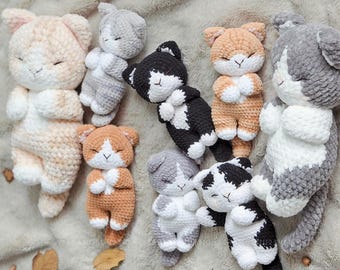 Dozy Kitty Collection 6 in 1 Crochet Pattern Bundle