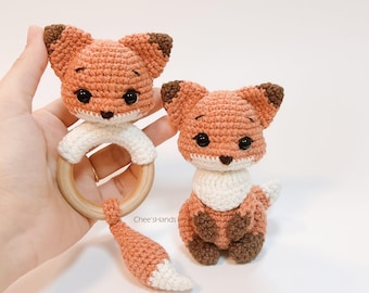 Fox Crochet Pattern – Amigurumi Fox Toy - PDF Pattern