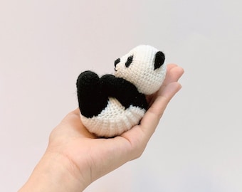 Little Panda Crochet Pattern PDF, Amigurumi Panda Toy
