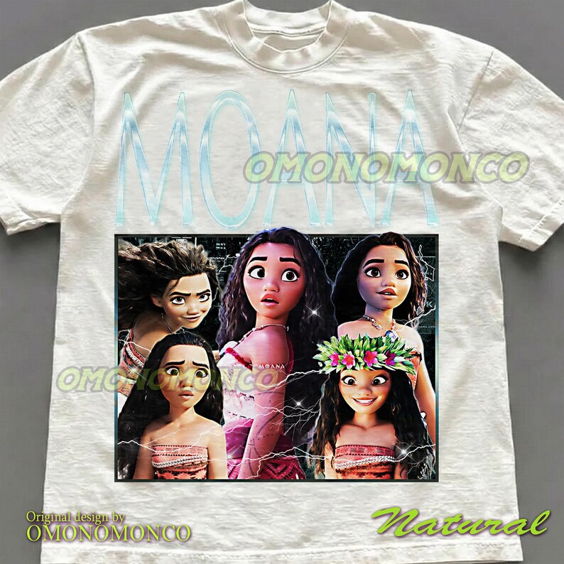 Vaiana Vintage-skjorta, Vaiana-hyllnings-t-shirt, Vaiana-fan, Vaiana Retro 90-talströja, Vaiana-merchandise #saf bild 4