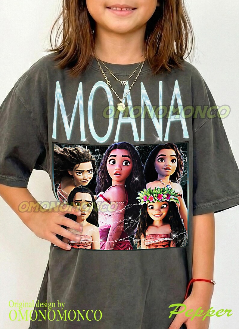 Vaiana Vintage-skjorta, Vaiana-hyllnings-t-shirt, Vaiana-fan, Vaiana Retro 90-talströja, Vaiana-merchandise #saf bild 5