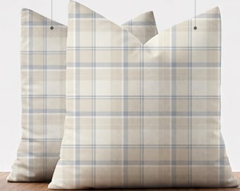 ⟣ Plaid Pillow Cover