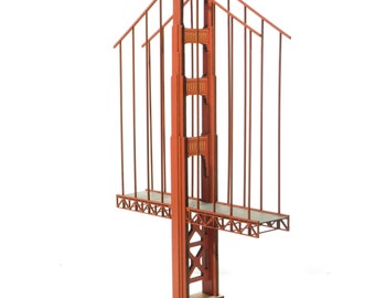 Golden Gate Bridge doorsnedemodel