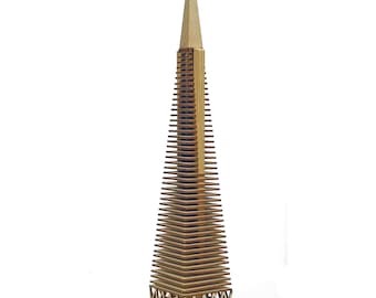 TransAmerica Pyramid lasercut model kit