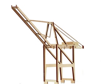 International Crane lasercut model kit