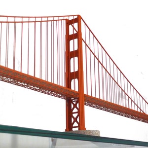 Metaal geschilderde Golden Gate Bridge afbeelding 4