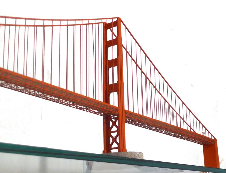 Metaal geschilderde Golden Gate Bridge afbeelding 4