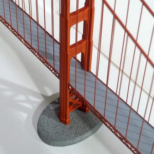 Metaal geschilderde Golden Gate Bridge afbeelding 2