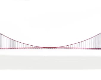 ゴールデン・ゲート ゴールデンゲートブリッジのレーザーカット木製モデル - Etsy 日本