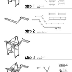 Oakland Crane lasercut model kit image 7