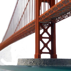 Metaal geschilderde Golden Gate Bridge afbeelding 5