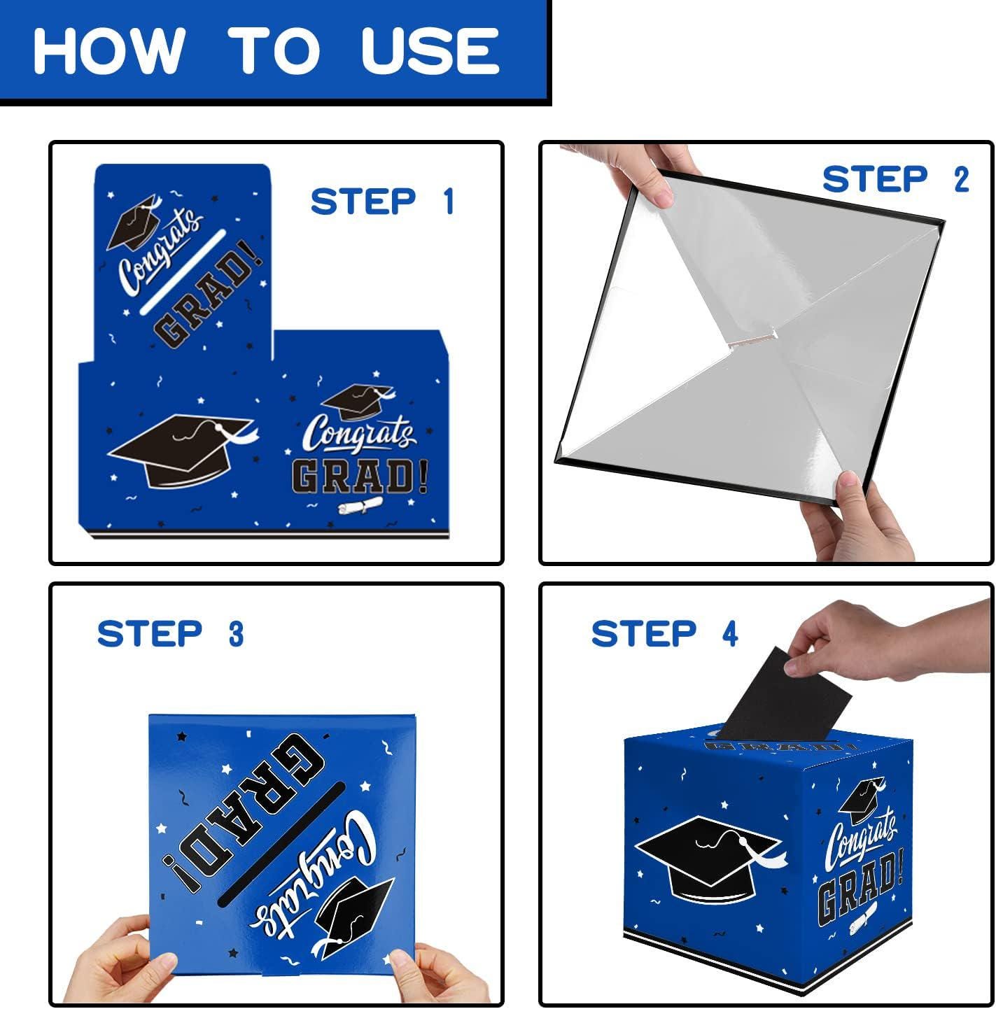 Graduation Decorations 2026 Graduation Box, Graduation Card Box for ...