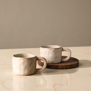 Handmade Ceramic Mug – Rustic Irregular Stoneware Coffee Cup, Artisanal Drinkware 250ml