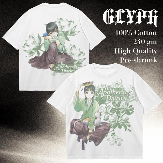 Maomao Apothecary Diaries Anime Graphic T-Shirt | Oversized Heavyweight Streetwear Boxy 240gsm Tee