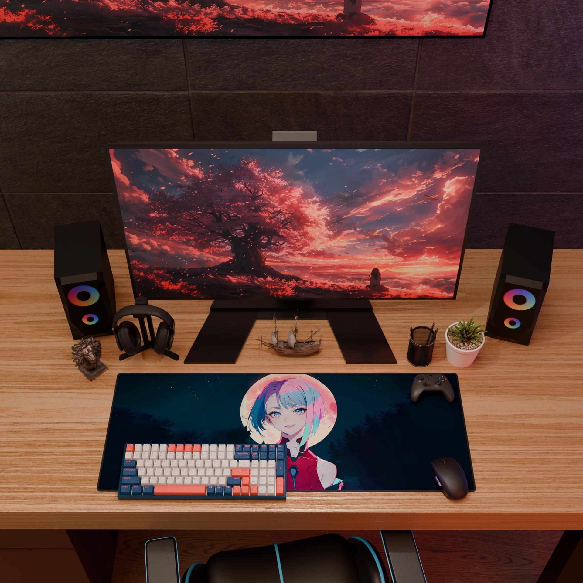 Cyberpunk edgerunners lucy desk mat - Etsy 日本