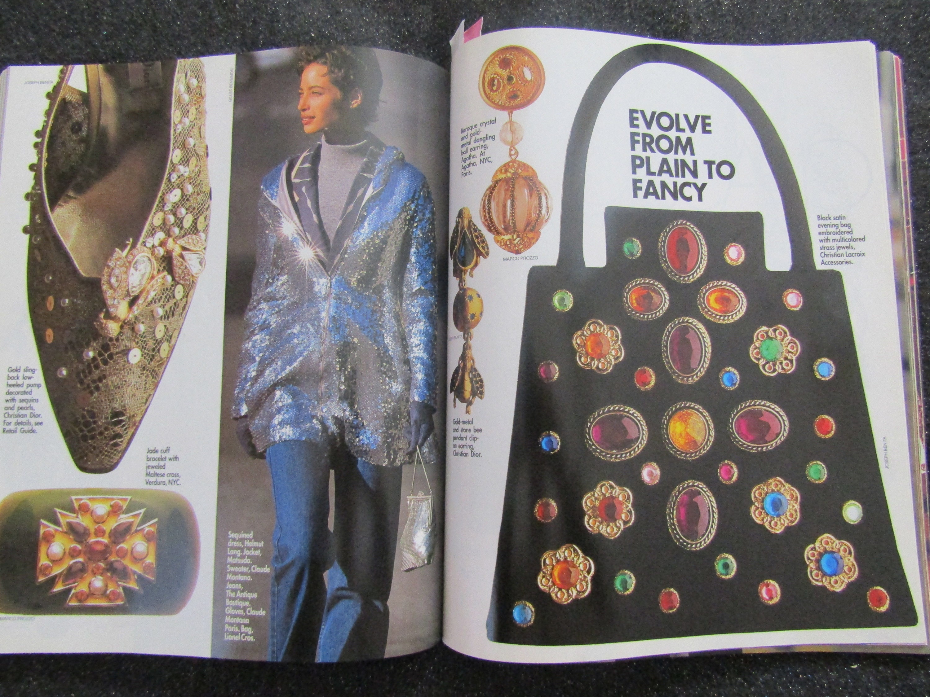 その他 elle December 1990 ELLE MAGAZINE - Etsy