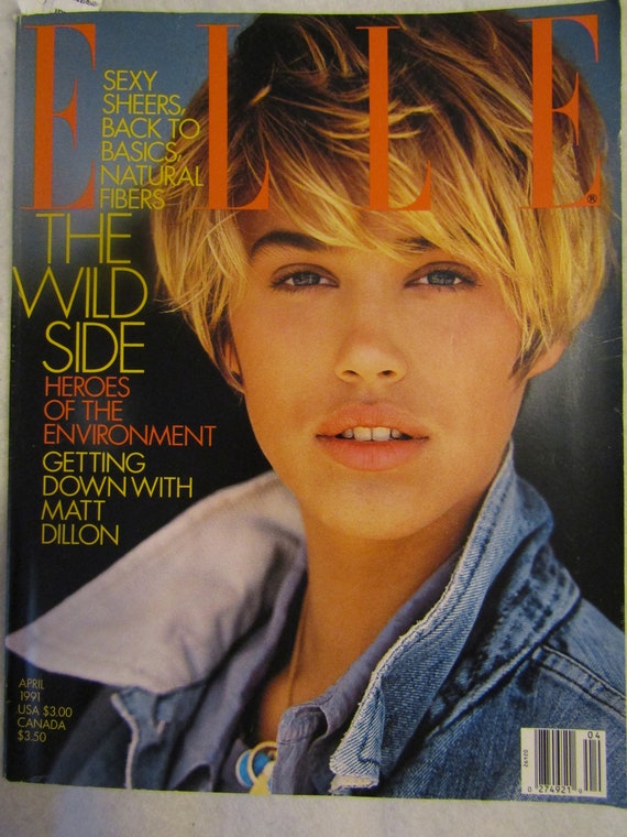 April 1991 Elle Magazin Etsy