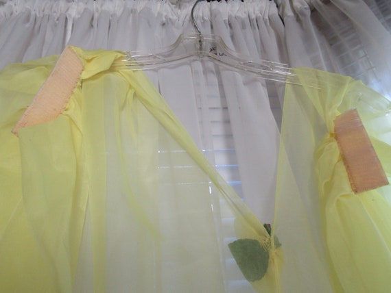 Prom Time!! 1960's Bright YELLOW FORMAL With DRAP… - image 8