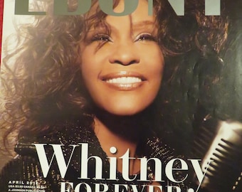 On Sale----April 2012 Ebony Magazine And WHITNEY HOUSTON T-SHIRT