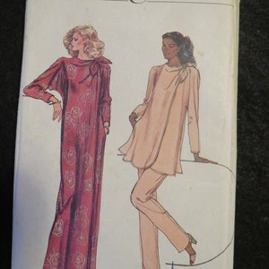 1981 Vogue Misses&#39; DRESS Or TUNIC And PANTS----Size 10