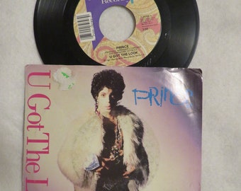 1987 45 RPM Vinyl Produced By PRINCE---"U Got The Look"/"Housequake"