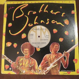 Álbum de vinilo de dos canciones Funky Disco de 1976 de THE BROTHERS' JOHNSON