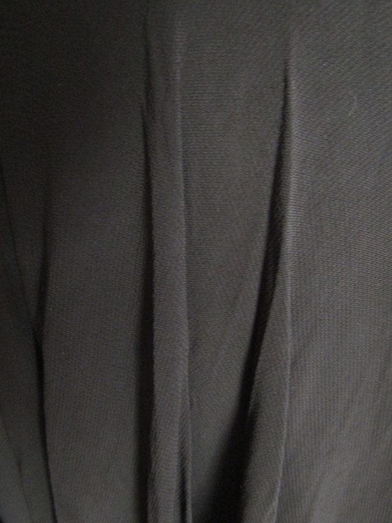 1980s'/1990s' Ladies Sheer BLACK COCKTAIL DRESS B… - image 8