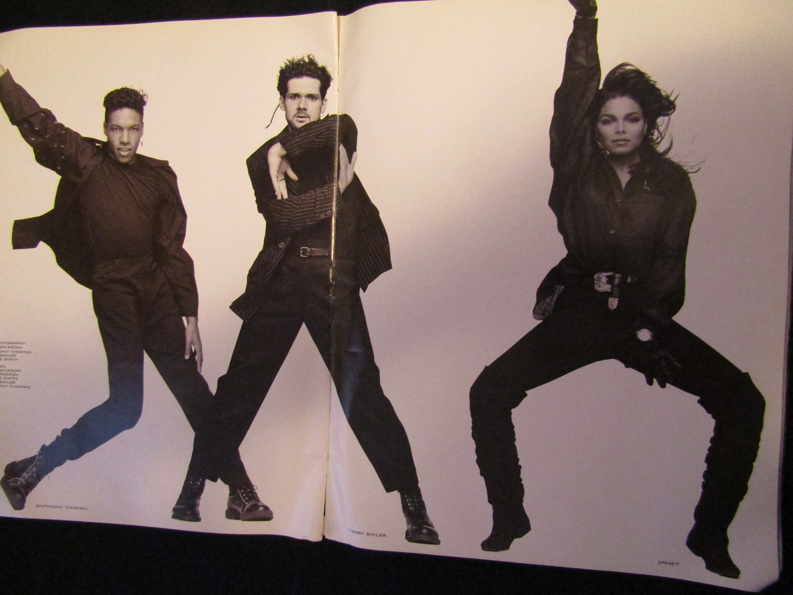 1990 Autographed JANET JACKSON 