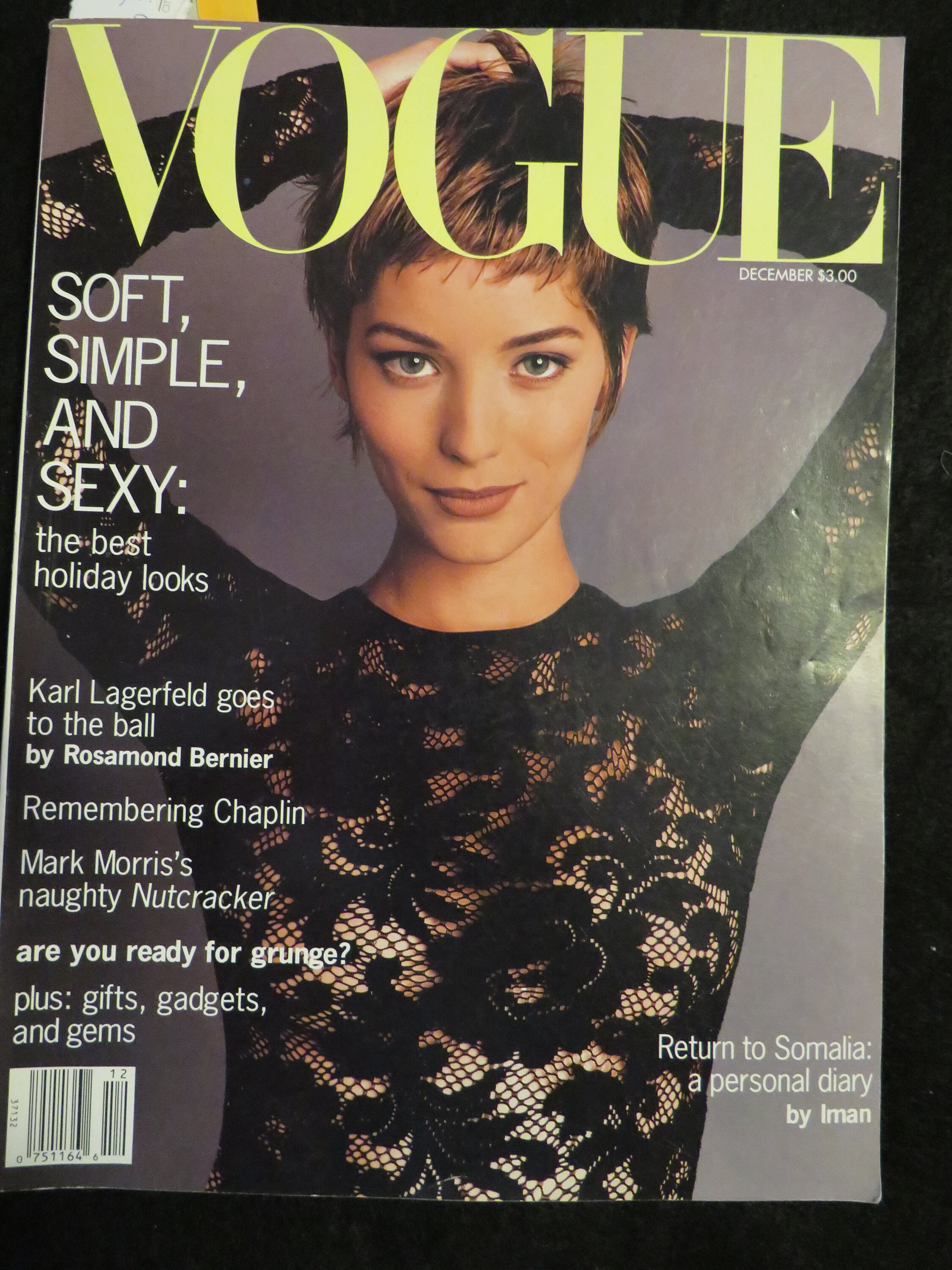 December 1992 VOGUE MAGAZINE - Etsy