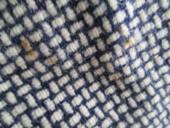 1960's Ladies Wool Black/Gray/White TWEED-like Pr… - image 5