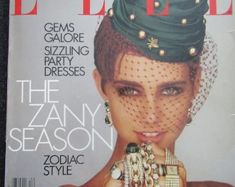 December 1990 ELLE MAGAZINE