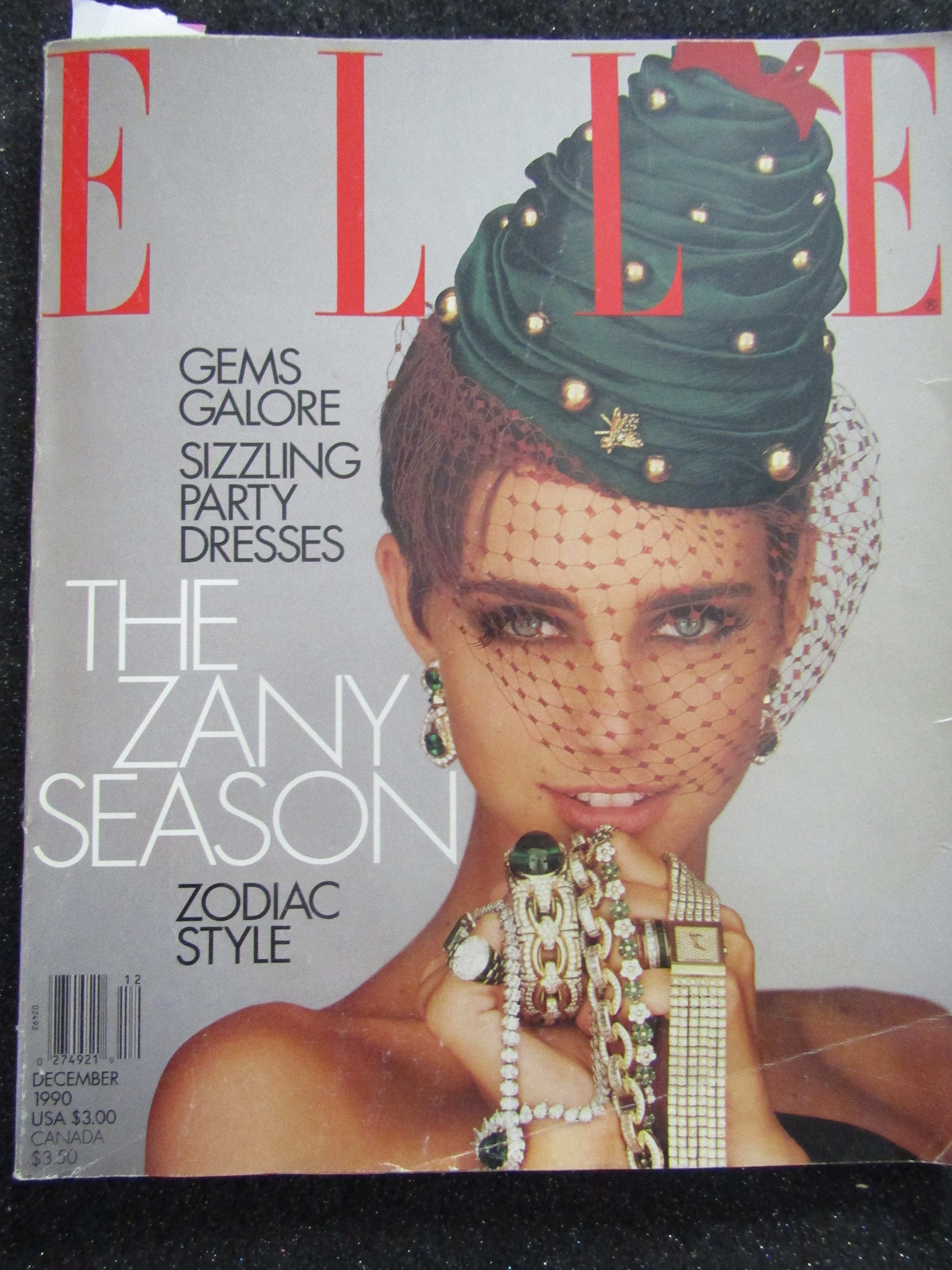その他 elle December 1990 ELLE MAGAZINE - Etsy