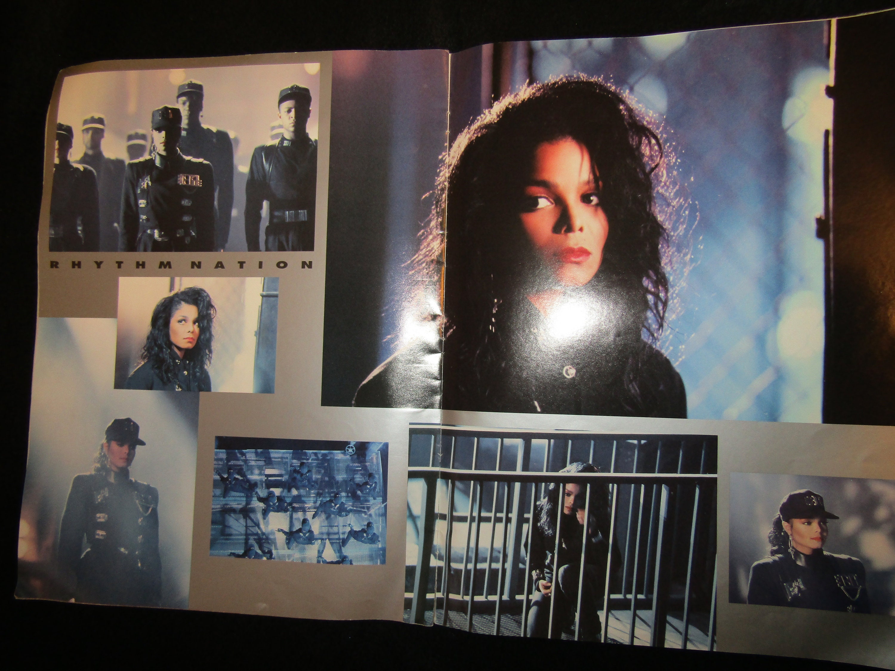 03▢ ジャネットジャクソン ツアーブック NA0115-1 1990 Autographed JANET JACKSON 