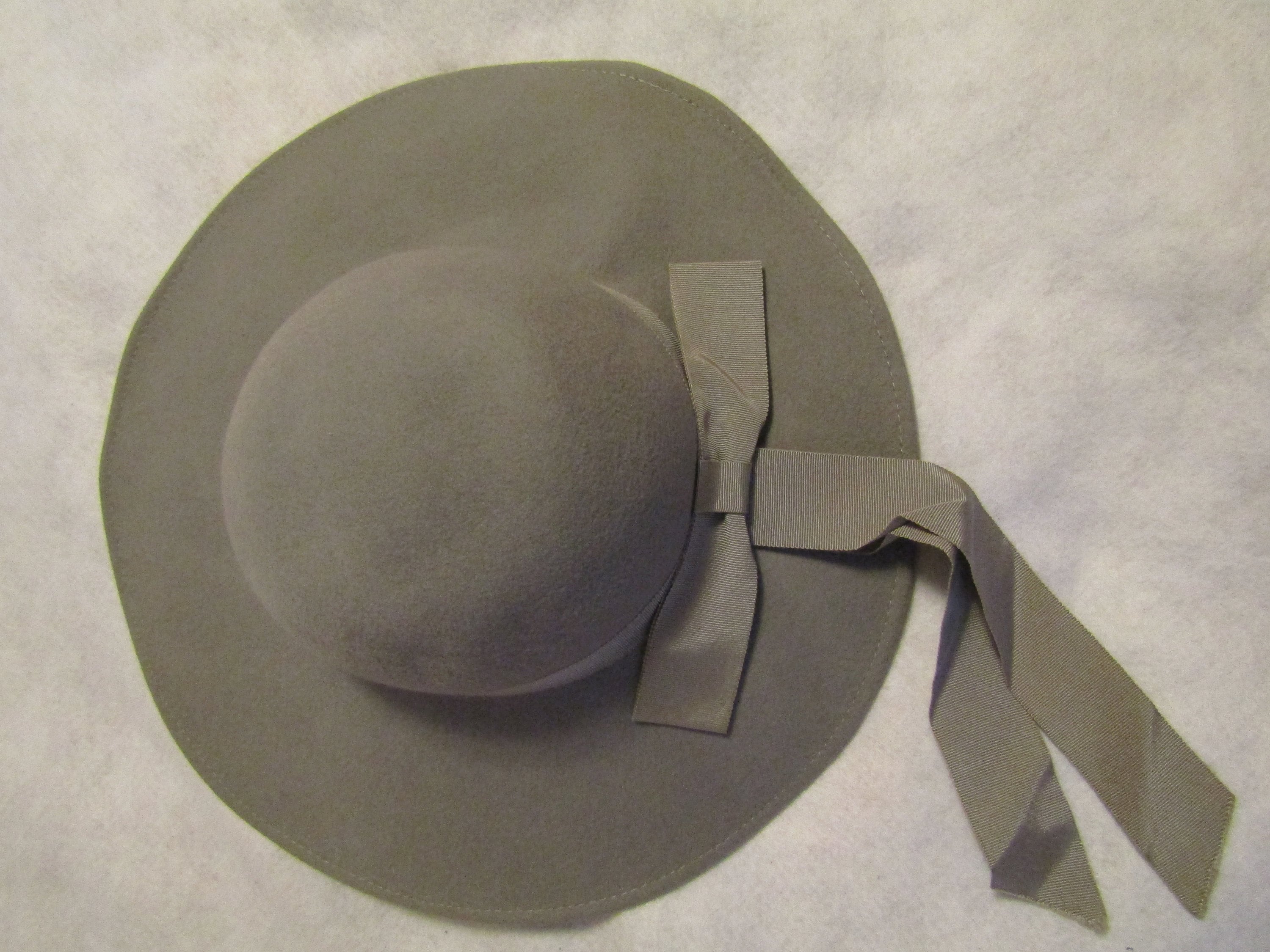 Vintage 50\'s/60\'s Old Hollywood 100% Wool Lancaster Retro Hat Vintage LANCASTER Black 100% Wool Hat With Black/White/Gray  main image 3
