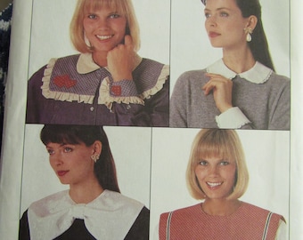 Modèle artisanal McCall's 1980 pour femme, manchettes et cols country