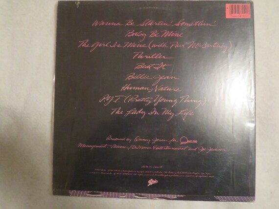 1982 near Mint Michael Jackson Thriller Vinyl, LP, Album, Rare Greek Press  -  Denmark