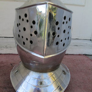 1960&#39;s/70&#39;s Steel Brass MEDIEVAL KNIGHT Armor HELMET