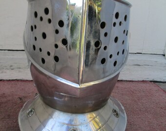 1960's/70's Steel Brass MEDIEVAL KNIGHT Armor HELMET