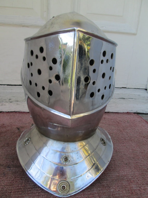 1960's/70's Steel Brass MEDIEVAL KNIGHT Armor HELM