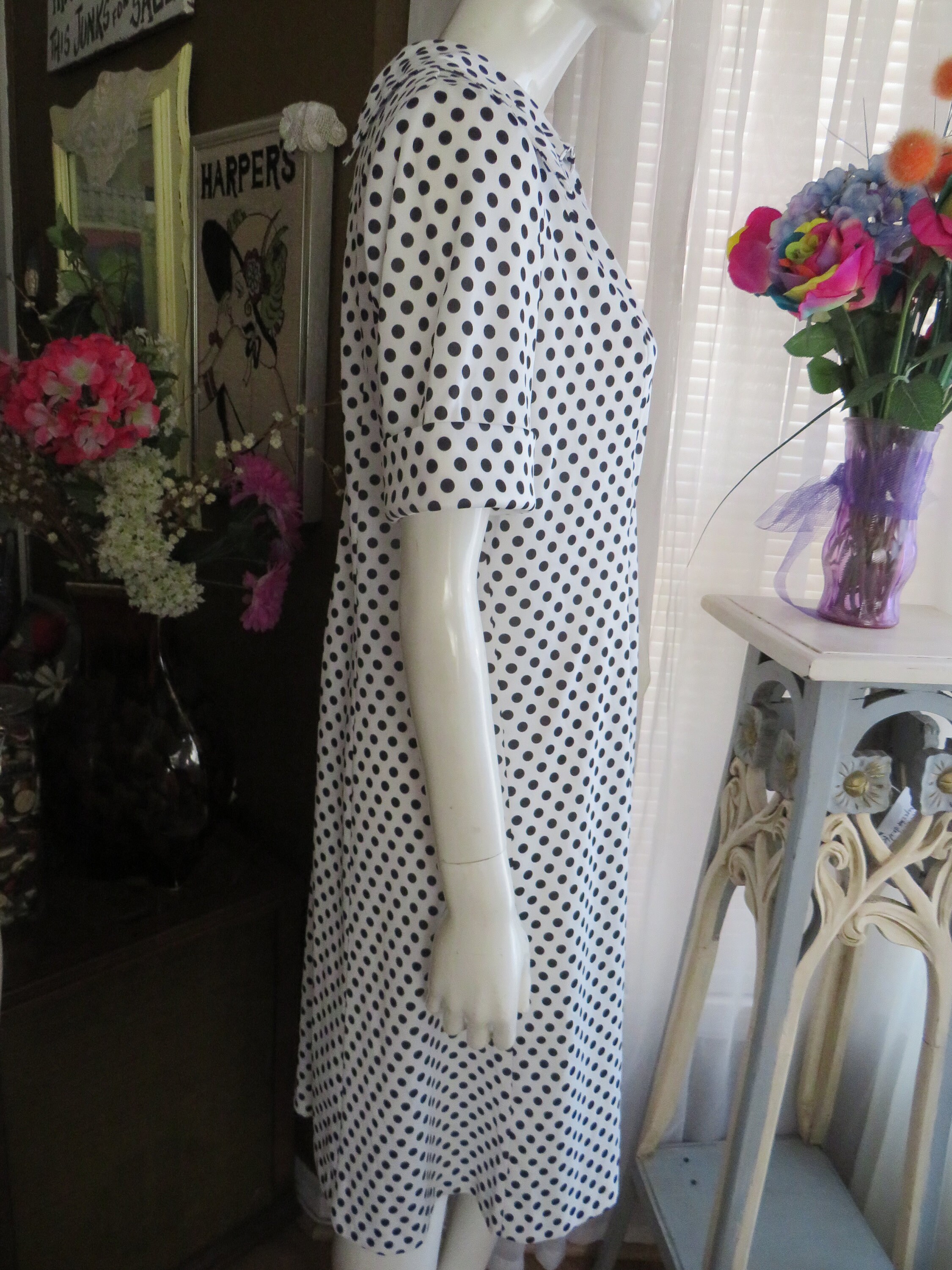 【未使用】andresd flocky dot pants dress flocky dot pants dress | ANDRESD