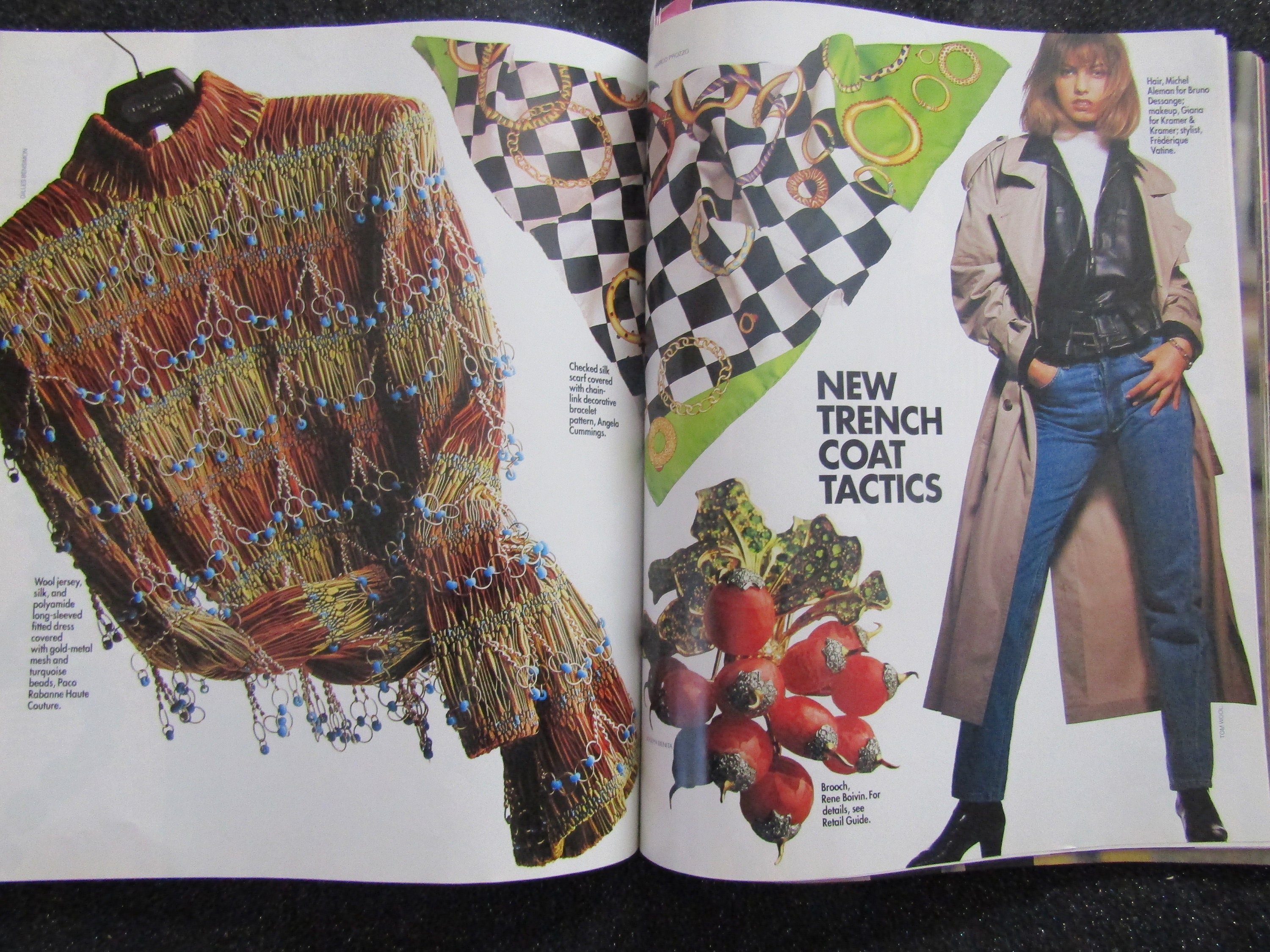 December 1990 ELLE MAGAZINE - Etsy