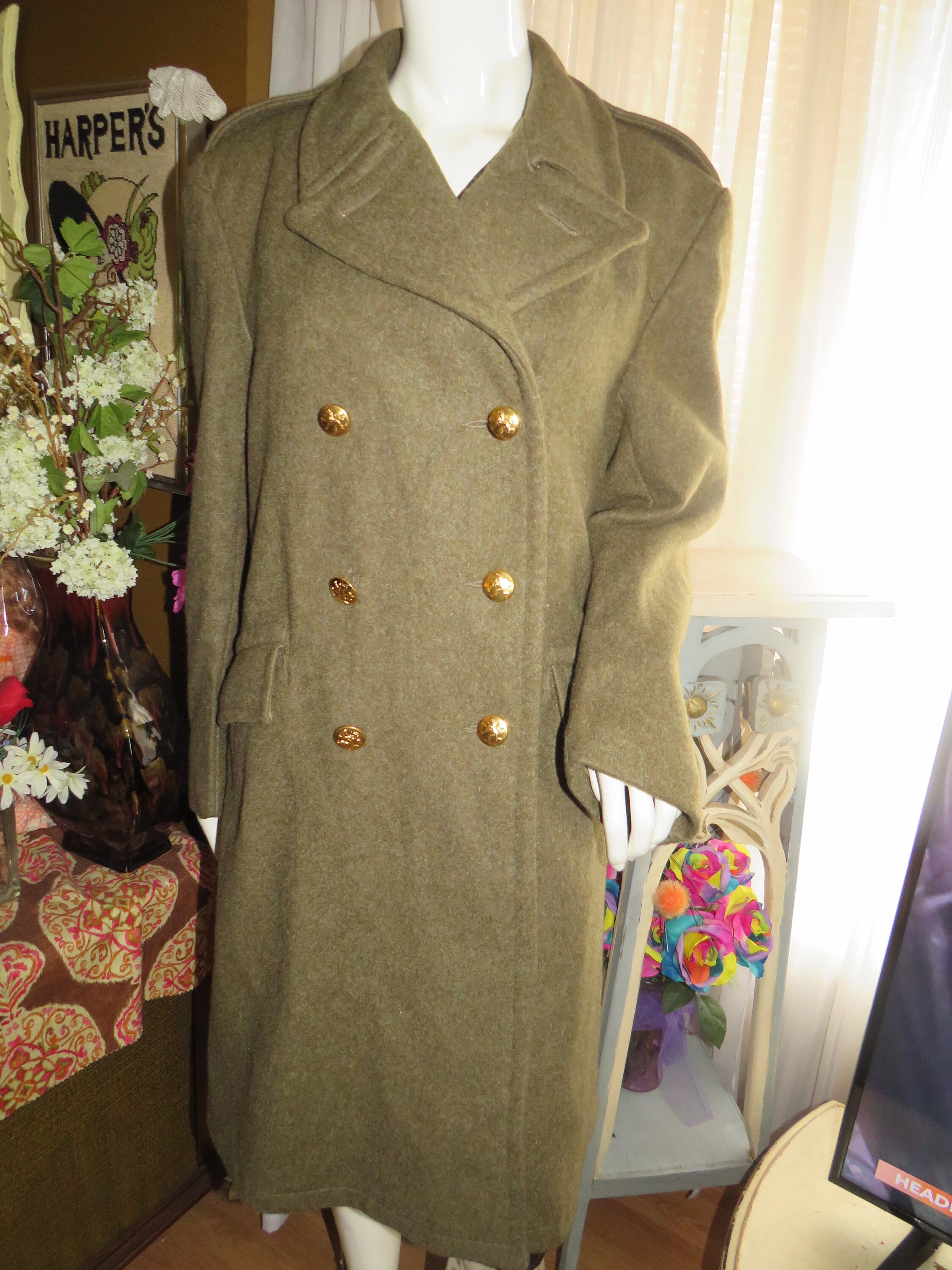ジャケット・アウター Beaver Wool Double Breasted Overcoat $_10.JPG?set_id=880000500F