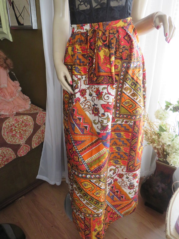 1960's/1970's Colorful QUILTED Abstract/Geometric