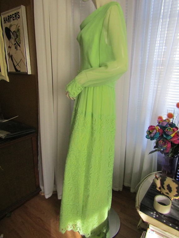 knee length dresses for ladies Mint Green Chiffon Plus Maxi Dress – PinkBlush main image 1