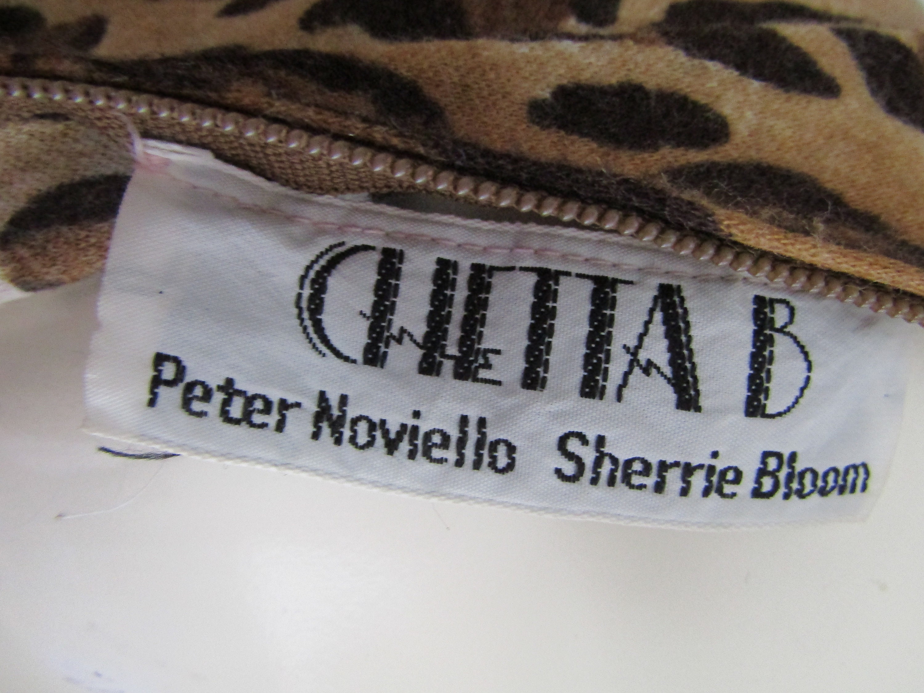 Vintage Long Sleeve PENCIL Fit LEOPARD Print DRESS by Chetta Vintage Long Sleeve PENCIL Fit LEOPARD Print DRESS by Chetta