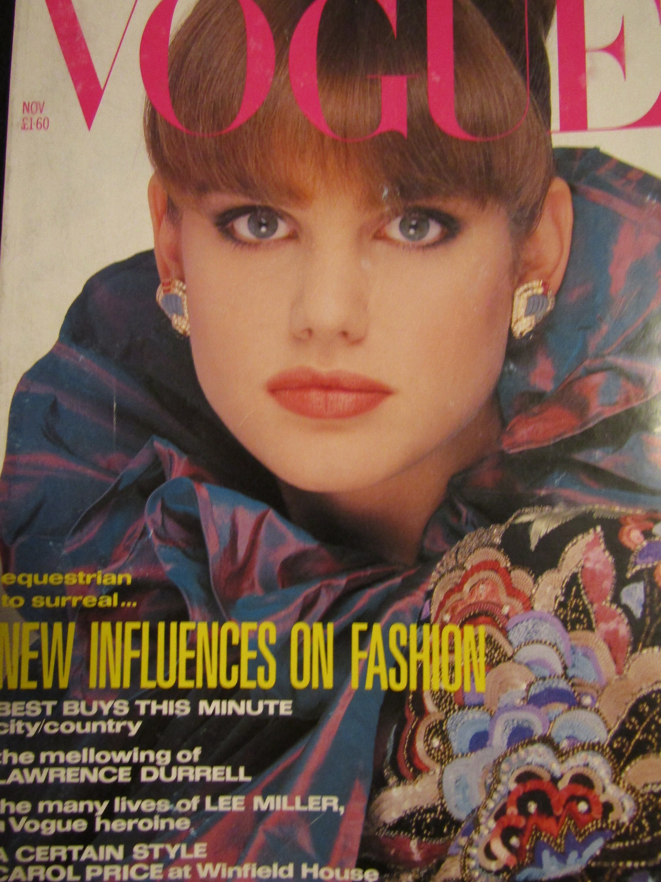 November 1985 VOGUE MAGAZINE - Etsy