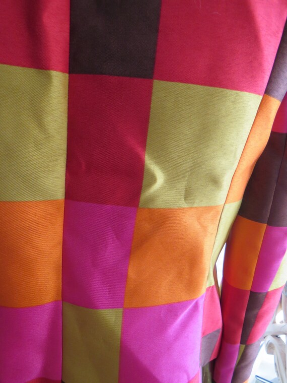 Vintage ARTSY/COLORFUL Short JACKET By Lily & Tay… - image 7