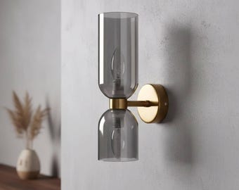 Modern Wall Sconce Black Metal Light Fixture Bathroom Lighting Hallway Design Contemporary Style Nordic Luxury Bedroom Lamp Gold Finish