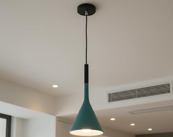 Modern Pendant Light Fixture Design Metal Hanging Lamp Minimalist Ceiling Scandinavian Style Kitchen Lighting Dining Room Statement Piece