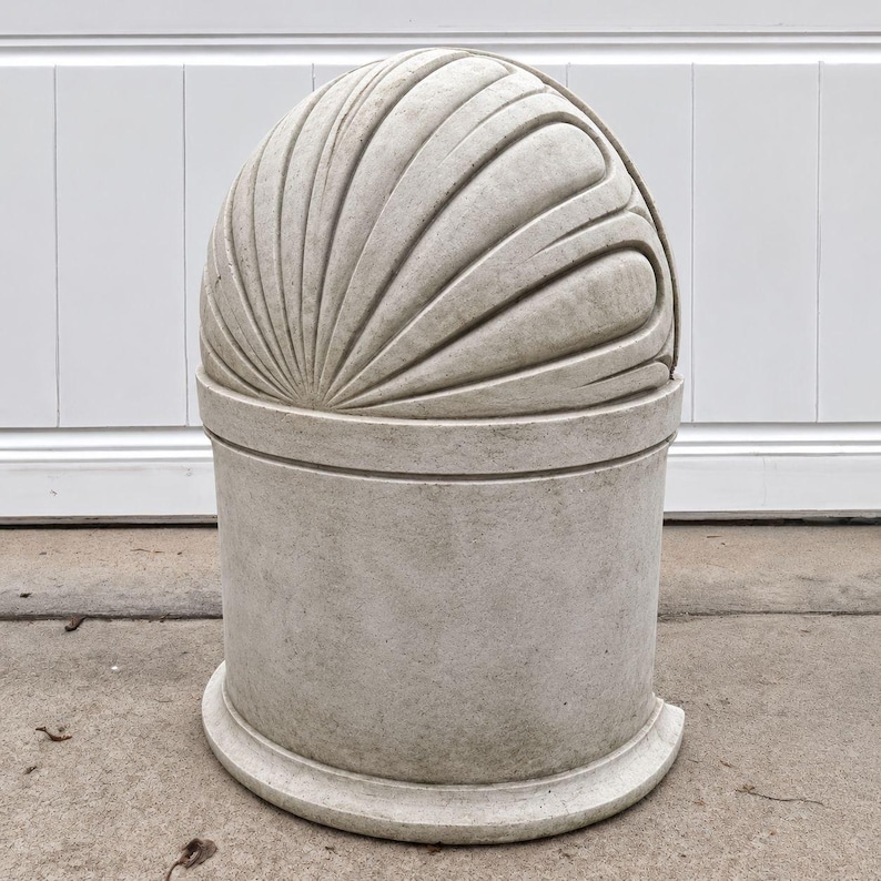 Concrete Garden Grotto Shrine Stone Arched Statue Niche With Twisted ...